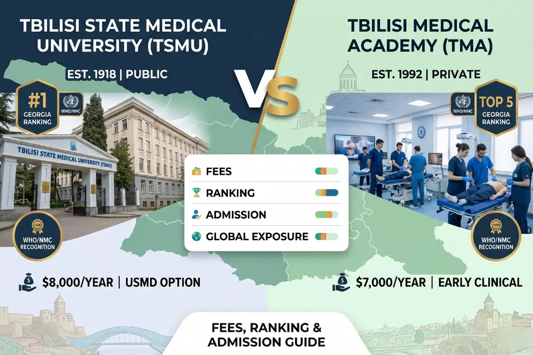 Tbilisi State Medical University (TSMU) and Tbilisi Medical Academy (TMA)